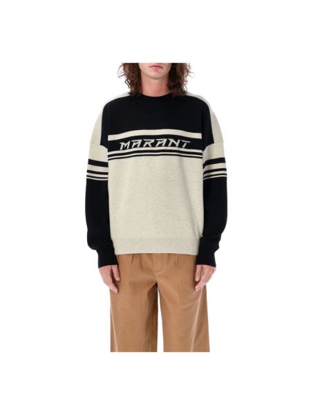 Dzianinowy sweter Isabel Marant czarny