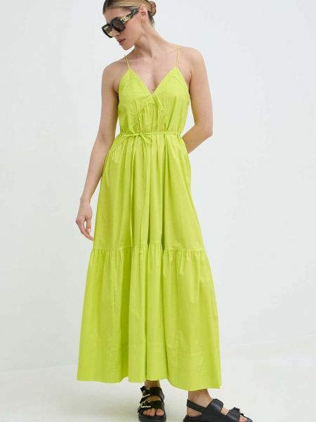 Sukienka długa Twinset zielona