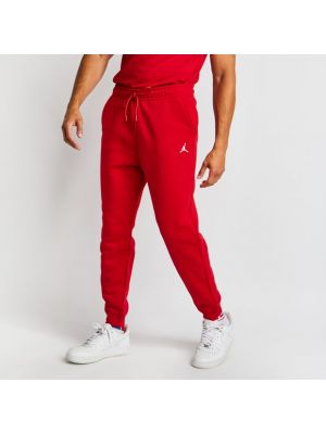 Pantalon en coton Jordan rouge