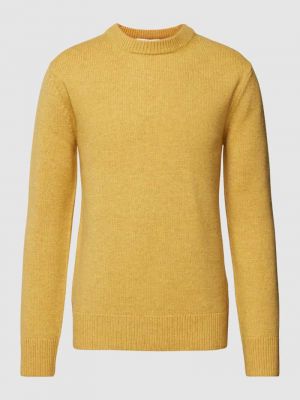 Żółty dzianinowy sweter Minimum