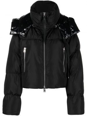 Hette zip lang jakke Shoreditch Ski Club svart