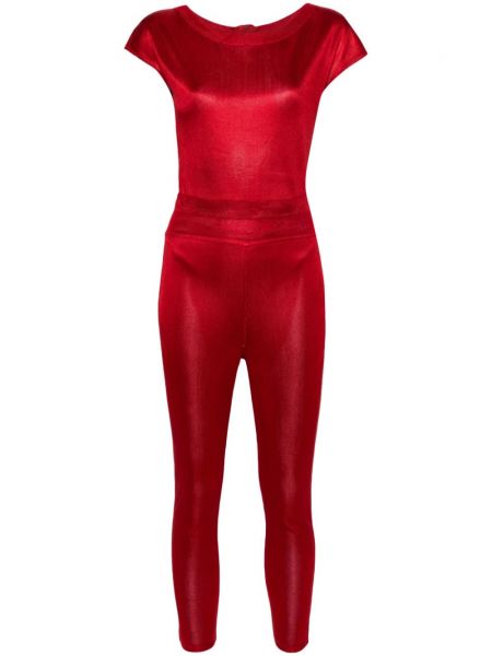 Плетен костюм Alaïa Pre-owned червено