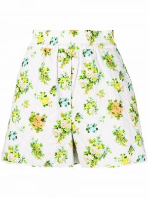 Prešite kratke hlače s cvetličnim vzorcem s potiskom Msgm