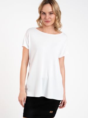 Блуза с къс ръкав Italian Fashion бяло