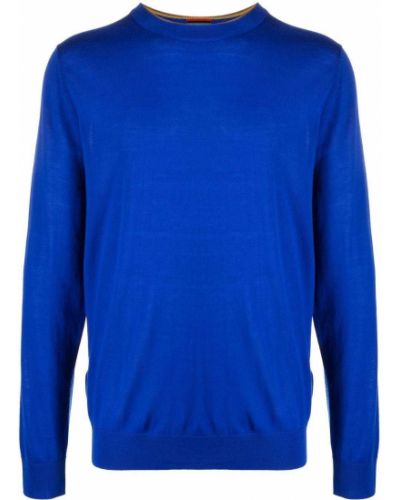 Jersey de punto de tela jersey Paul Smith azul