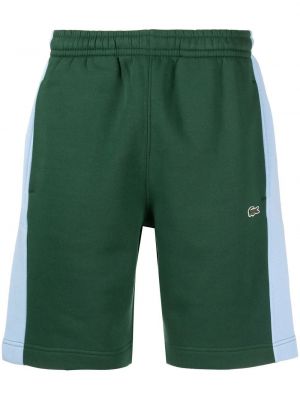 Stripete shorts Lacoste grønn