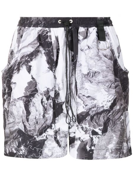 Kratke hlače s potiskom z abstraktnimi vzorci Pace