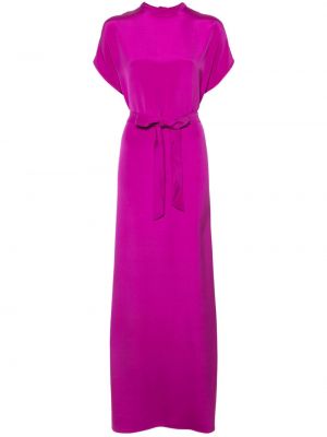 Robe de soirée avec manches courtes Jean-louis Sabaji violet