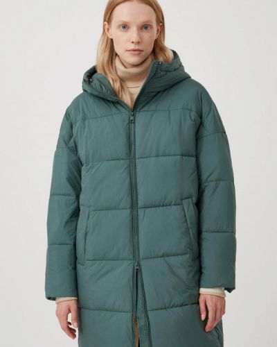 Утепленная куртка расклешенная Finn Flare, зеленый