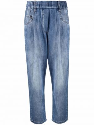 Jeans 7/8 Brunello Cucinelli blå