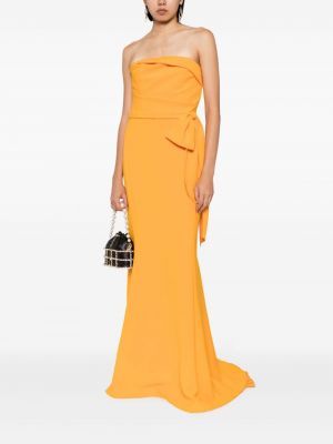 Asimetriškas vakarinė suknelė Amsale oranžinė
