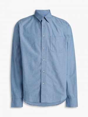 Koszula jeansowa bawełniana Rag & Bone, niebieski
