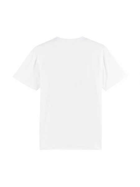 Camiseta de algodón con estampado Baron Filou blanco