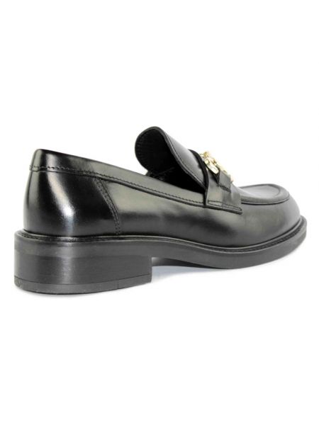 Loafers de cuero Marco Ferretti negro