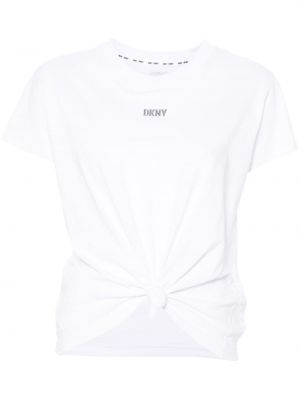 T-shirt aus baumwoll Dkny weiß