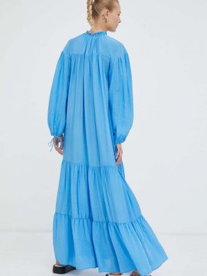 Oversized dlouhé šaty 2ndday modré