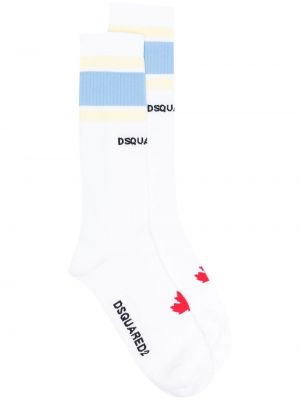 Чорапи Dsquared2 бяло
