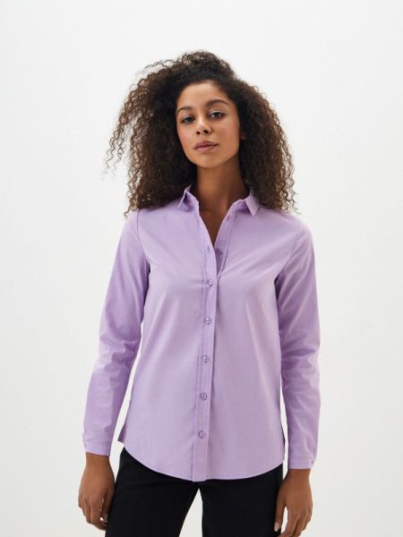 Рубашка Naturel фиолетовая