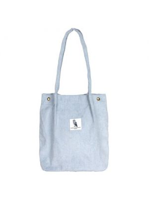 Сумка шоппер Lorentino повседневная, текстиль, вмещает А4, внутренний карман, складная голубой
