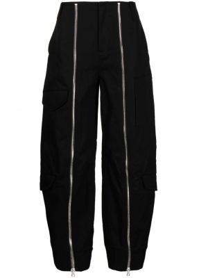 Карго панталони с цип Simone Rocha черно
