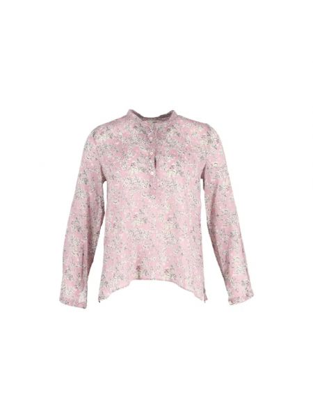 Top bawełniany Isabel Marant Pre-owned fioletowy