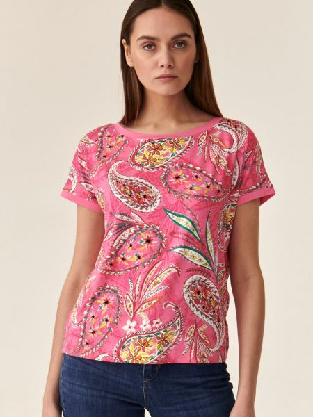 Koszulka z nadrukiem Tatuum różowa