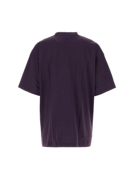 Camiseta de algodón elegante Vetements violeta