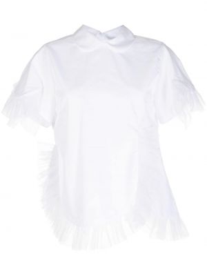 Tylová bavlnená košeľa Noir Kei Ninomiya biela