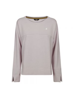 Sweatshirt aus baumwoll K-way pink