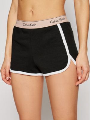 Bavlnené priliehavé šortky Calvin Klein Underwear čierna