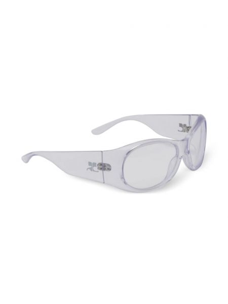 Okulary przeciwsłoneczne Courreges fioletowe