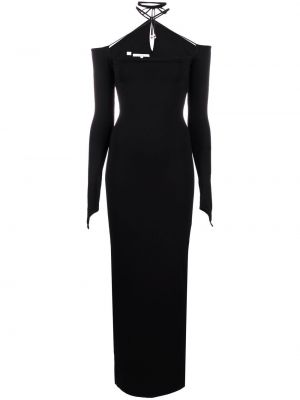 Μάξι φόρεμα με στενή εφαρμογή Manuri μαύρο
