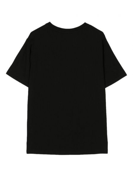 Koszulka z perełkami Kimhekim czarna
