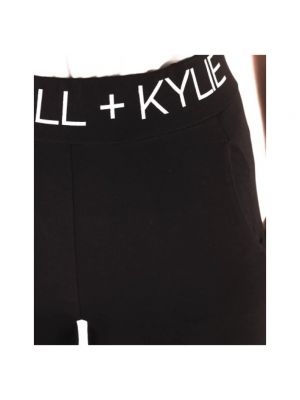 Leggings de algodón Kendall + Kylie negro