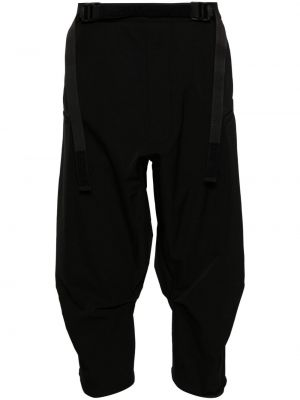 Pantaloni cu talie joasă Acronym negru
