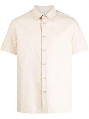 Bavlnená košeľa Ps Paul Smith biela