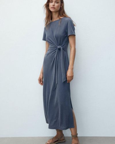 Платье Massimo Dutti, синее
