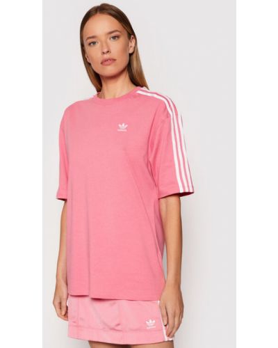 T-shirt oversize Adidas rose