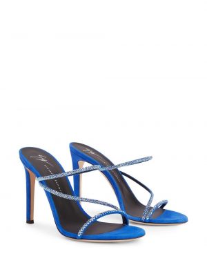 Wildleder sandale Giuseppe Zanotti blau