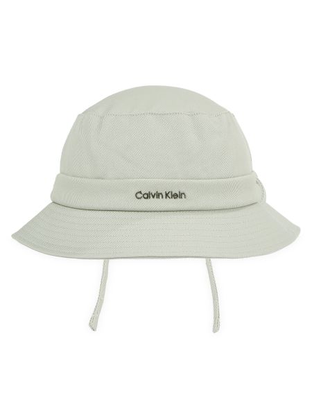 Шапка с козирки Calvin Klein сиво