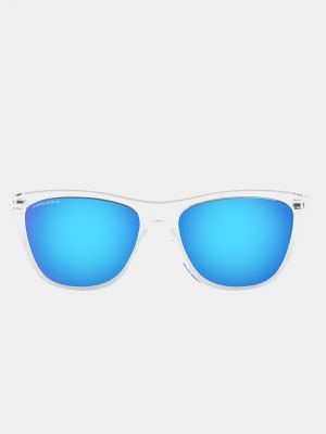 Прозрачные очки солнцезащитные Oakley синие
