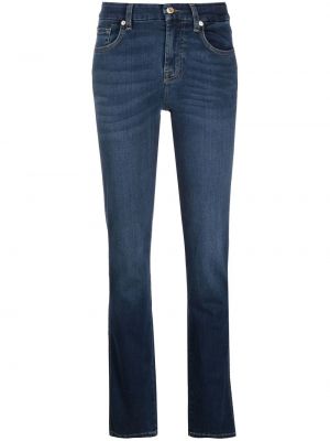 Skinny fit-jeans 7 For All Mankind blå