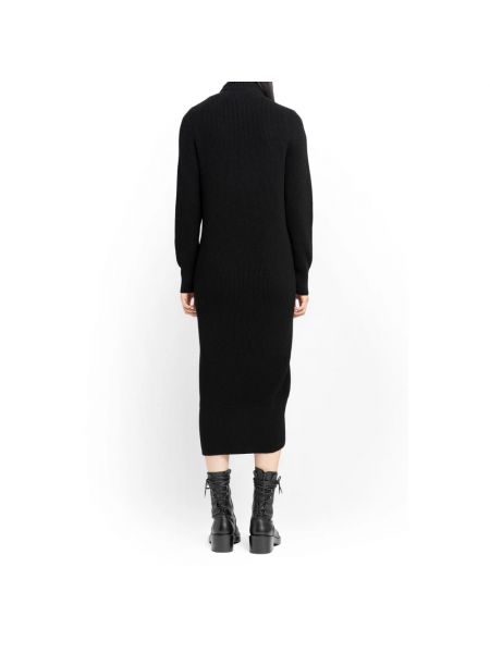 Vestido de lana Sacai negro