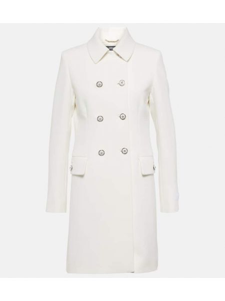 Късо палто Versace Бяло