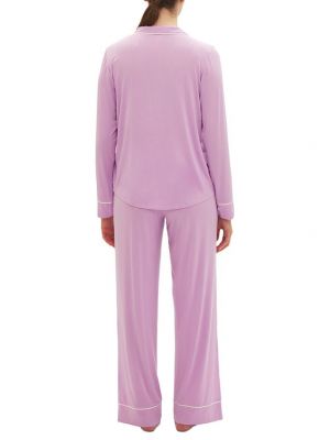 Пижама с длинным рукавом Gap фиолетовая