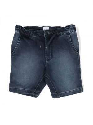 Shorts di jeans Boss Kidswear blu