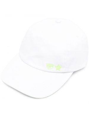 Cappello con visiera Chiara Ferragni bianco