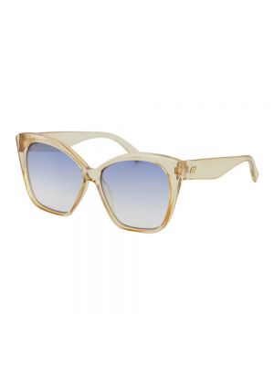 Oversize sonnenbrille Le Specs beige
