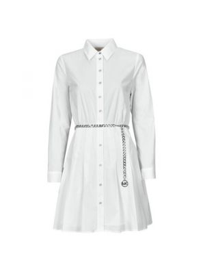 Mini-abito di cotone Michael Michael Kors bianco