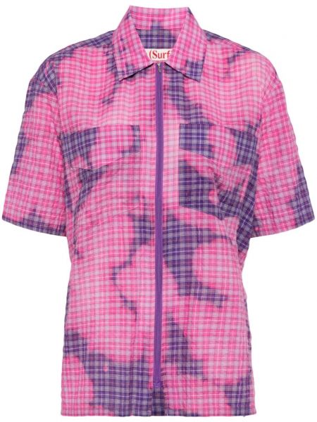 Košulja s patentnim zatvaračem Stockholm Surfboard Club ružičasta